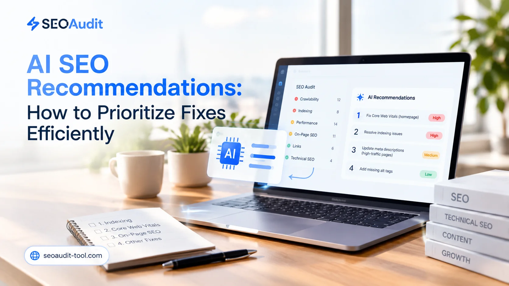 AI SEO Recommendations: How to Prioritize Fixes Efficiently
